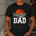Basketball Dad Basketball Player Game Day Father's Day Men's Casual T-Shirt Dark Grey