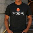 Basketball For Mom & Dad That's My Girl T-Shirt Men's Casual T-Shirt Dark Grey