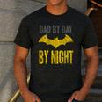 Batman Dad By Day Men's Casual T-Shirt Dark Grey