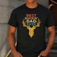 Best Buckin' Dad Ever Shirt Men Hunting Fathers Day Men's Casual T-Shirt Dark Grey