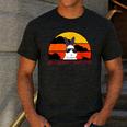 Best Bunny Dad Ever Rabbit Jumper Dad Men's Casual T-Shirt Dark Grey