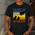 Best Cat Dad Ever Fist Bump For Fur Daddies Men Women Girls Kids Men's Casual T-Shirt Dark Grey
