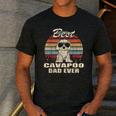 Best Cavapoo Dad Ever Vintage Retro Dog Dad Men's Casual T-Shirt Dark Grey Best Cavapoo Dad Ever Vintage Retro Dog Dad Men's Casual T-Shirt Dark Grey