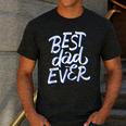 Best Dad Ever Men's Casual T-Shirt Dark Grey