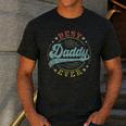 Best Daddy Ever Father's Day Daddy Vintage Emblem Men's Casual T-Shirt Dark Grey