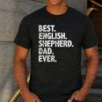 Best English Shepherd Dad Ever Dog Owner Daddy Father's Day Men's Casual T-Shirt Dark Grey Best English Shepherd Dad Ever Dog Owner Daddy Father's Day Men's Casual T-Shirt Dark Grey