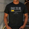 Best Expecting Dad Dad To Be Men's Casual T-Shirt Dark Grey