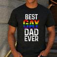 Best Gay Dad Ever LGBTQ Men's Casual T-Shirt Dark Grey Best Gay Dad Ever LGBTQ Men's Casual T-Shirt Dark Grey