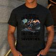 Only The Best Still Go Skiing In Their Seventies Men Dad Men's Casual T-Shirt Dark Grey Only The Best Still Go Skiing In Their Seventies Men Dad Men's Casual T-Shirt Dark Grey