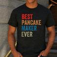 Best Pancake Maker Ever Baking For Baker Dad Or Mom Men's Casual T-Shirt Dark Grey