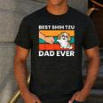 Best Shih Tzu Dad Ever Shih Tzu Men's Casual T-Shirt Dark Grey