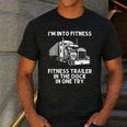 Best Truck Driver Art For Men Dad Women Trucking CDL Trucker Men's Casual T-Shirt Dark Grey