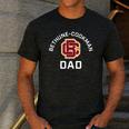 Bethune-Cookman University Wildcats Arched Dad Men's Casual T-Shirt Dark Grey