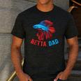 Betta Dad Betta Fish Lover Betta Fish Dad Betta Fish Boy Men's Casual T-Shirt Dark Grey Betta Dad Betta Fish Lover Betta Fish Dad Betta Fish Boy Men's Casual T-Shirt Dark Grey