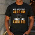 Blue Heeler Dad Australian Cattle Dog Men Men's Casual T-Shirt Dark Grey Blue Heeler Dad Australian Cattle Dog Men Men's Casual T-Shirt Dark Grey