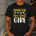 Bonus Dad Of The Bee Day Girl Birthday Party Family Men's Casual T-Shirt Dark Grey