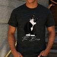 Boss Tuxedo Cat Lovers Tee Shirt For Mom Dad Men's Casual T-Shirt Dark Grey Boss Tuxedo Cat Lovers Tee Shirt For Mom Dad Men's Casual T-Shirt Dark Grey