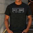 Boy Dad Est 2026 Logo 2026 Loading New Dad Of Boy 2026 Men's Casual T-Shirt Dark Grey