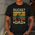 Bucket Dad Softball Dad Baseball Coach Father's Day Men's Casual T-Shirt Dark Grey Bucket Dad Softball Dad Baseball Coach Father's Day Men's Casual T-Shirt Dark Grey