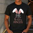 Bunny Dad Of The Birthday Princess Matching Family Men's Casual T-Shirt Dark Grey