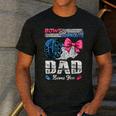Burnouts Or Bows Your Dad Loves You Gender Reveal Men's Casual T-Shirt Dark Grey