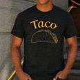 Burrito Taco Taquito Dad Mom Child Baby Matching Family Men's Casual T-Shirt Dark Grey