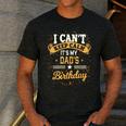 I Can't Keep Calm It's My Dad Birthday Men's Casual T-Shirt Dark Grey