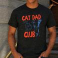 Cat Dad Club Life Is Better With Cats Father's Day Cat Dad Men's Casual T-Shirt Dark Grey