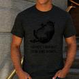 Cat Father I Am But Skin And Bones Cat Dad Meme Humor Men's Casual T-Shirt Dark Grey