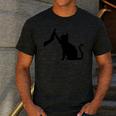Cat Lover Cat Mom Cat Dad Men Women & Kids Cute Cat Men's Casual T-Shirt Dark Grey Cat Lover Cat Mom Cat Dad Men Women & Kids Cute Cat Men's Casual T-Shirt Dark Grey