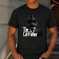 The Catfather Fathersday Best Birthday Cat Dad Men's Casual T-Shirt Dark Grey