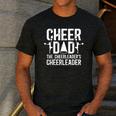Cheer Dad The Cheerleader's Cheerleader Dad Cheer Father Men's Casual T-Shirt Dark Grey