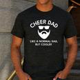 Cheer Dad Cheerleading Bearded Definition Men's Casual T-Shirt Dark Grey