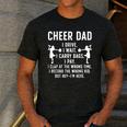 Cheer Dad Cheerleading Dad Of A Cheerleader Father Men's Casual T-Shirt Dark Grey