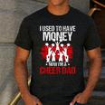 Cheer Dad Cheerleading Fathers Day Men's Casual T-Shirt Dark Grey