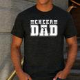 Cheer Dad Cheer Leading Cheer Leading Men Dad Fathers Day Men's Casual T-Shirt Dark Grey