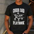 Cheer Dad Playbook Men's Casual T-Shirt Dark Grey