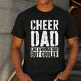 Cheer Dad Shirt Men Fathers Day Cheer Dad Men's Casual T-Shirt Dark Grey