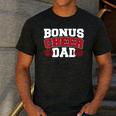 Cheer Stepdad Bonus Cheer Dad Red Men's Casual T-Shirt Dark Grey