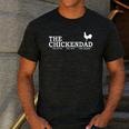 The Chicken Dad Pet Lover Tee Cute T-Shirt Men's Casual T-Shirt Dark Grey