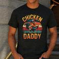 Chicken Daddy Farmer For Men Men's Casual T-Shirt Dark Grey
