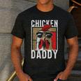 Chicken Daddy a Fun For Every Rooster In The Basket Men's Casual T-Shirt Dark Grey