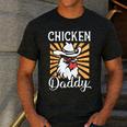 Chicken Daddy Vintage Poultry Farmer Fathers Day Men's Casual T-Shirt Dark Grey