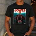Chocolate Lab Jowls Labrador Retriever Dog Mom Dad Men's Casual T-Shirt Dark Grey