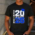 Class Of 2026 Dad Proud Dad Of A 2026 Senior Graduate Men's Casual T-Shirt Dark Grey