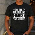 Colorblind Quote For a Colorblind Dad Men's Casual T-Shirt Dark Grey