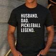 Cool Pickleball For Men Husband Dad Legend Pickleball Player Men's Casual T-Shirt Dark Grey
