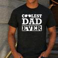 Coolest Dad Ever Coolest Dad Around World's Coolest Dad Men's Casual T-Shirt Dark Grey