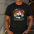 Cute Dadacorn Like A Normal Dad Only More Awesome Daddy Men's Casual T-Shirt Dark Grey