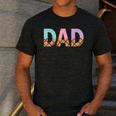 Dad Of 1st First Birthday Girl Ice Cream Men's Casual T-Shirt Dark Grey